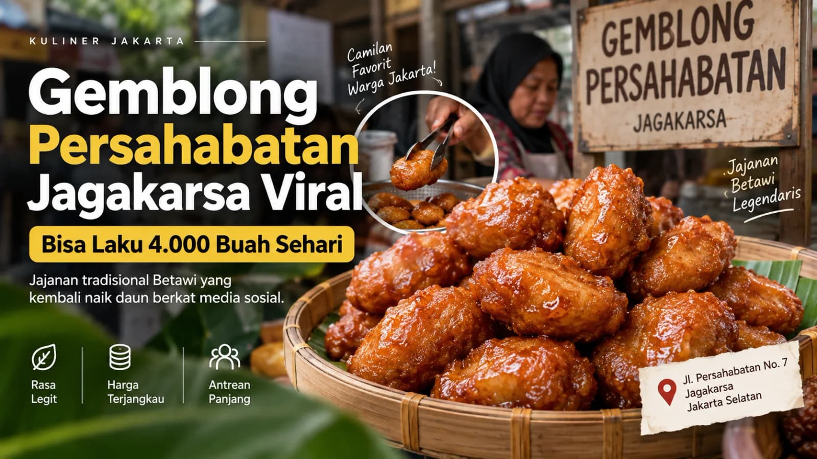 Fenomena Gemblong Persahabatan: Ketika Jajanan Tradisional Menantang Hegemoni Kuliner Modern
